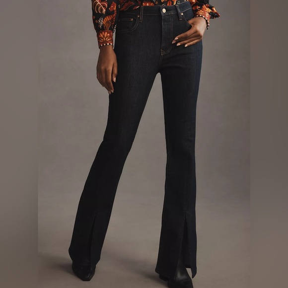 Anthropologie Pilcro Split Front High-Rise Bootcut Jeans - Picture 6 of 12
